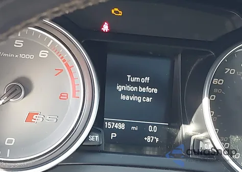 2014 Audi S5 3.0T Premium Plus from USA, damaged, VIN WAUCGAFR0EA069077